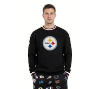 OOSC Mens Pittsburgh Steelers Sweatshirt, Black, XXL EU