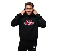 OOSC Mens San Francisco 49ers Hoodie Sweatshirt, Black, XS EU