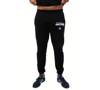 OOSC Mens Seattle Seahawks Sweatpants, Black, XS EU