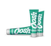 Oosh Extremely Minty Teeth Whitening Toothpaste 3 x 75ml - SLS Free Toothpaste Vegan Formula - UK Manufactured Natural Tooth Paste - Fluoride Helps Prevent Tooth Decay