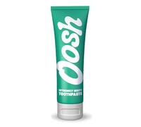 Oosh Extremely Minty Teeth Whitening Toothpaste 75ml - SLS Free Toothpaste Vegan Formula - UK Manufactured Natural Tooth Paste - Fluoride Helps Prevent Tooth Decay