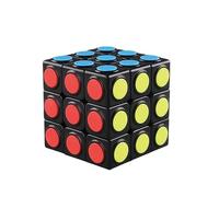 Oostifun FanXin Round Dot cube 3x3x3 3D Puzzle Cube 3x3 Dot patch Smooth Twist Puzzle Cube Toy MultiColor