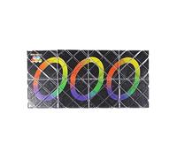 Oostifun FunnyGoo MoZhi 8 Panels 3 Rings Black Magic Folding Puzzle Cube Twisty