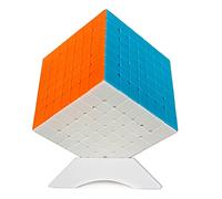 Oostifun Gobus Qi Xing S2 7x7 Magic Puzzle Cube - Smooth Twist Age 6+, Stickerless with Cube Stand