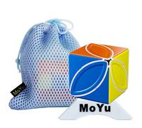 Oostifun MoYu MoFang JiaoShi Maple Leaf 24 M Standard Version Cube Cubing Classroom Double Adjustment System Matte Surface Cube puzzle with Cube Bag and One Cube Tripod (Multi Color)