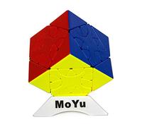 Oostifun MoYu MoFang JiaoShi Meilong HunYuan Cube HunYuan Skewb Puzzles Cube Multi Color with One Cube Tripod(Style-3)