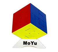 Oostifun MoYu MoFang JiaoShi Meilong KuiLei Cube Cubing Classroom Meilong Puzzle Cube Multi Color with One Cube Tripod(Style-2)