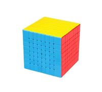 Oostifun MoYu MoFang JiaoShi MFJS Meilong 8 Cube 8x8x8 Cubing Classroom Meilong 8 Multicolor Puzzle with Display Stand