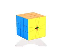 Oostifun MoYu MoFang JiaoShi MFJS Meilong Square-1 Special Cube Cubing Classroom MFSQ-1 Smoothly Fast Twsit Puzzle Brain Teasers Puzzle with One Cube Tripod (Multicolor)
