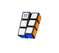 Oostifun MoYu MOFANGJIAOSHI 1x2x3 Cube Puzzle One Layer 1x2x3 Black Cubing Classroom 123 Puzzle Smooth Turning Cube Toy for beginner (Black)