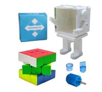 Oostifun MoYu MoFangJiaoShi Cubing Classroom MFJS RS3M V5 3x3x3 MagLev Version Cube Robot Speed Magic Puzzle Cube Stickerless Matte Surface Cube MF8820, U4G2465A