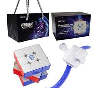 Oostifun MoYu Super WeiLong 3x3 Cube 8M Ball Core 2.0 3x3x3 Speed Magic Puzzle Cube MagLev Master Cube Stickerless, 8 M MagLev Ball-Core Magic Cloth Version, MY8291