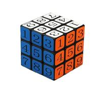 Oostifun Number Cube Puzzle 3x3x3 3 Layers Smoothly Education Digital 1-9 Cube Twist with One Cubes Tripod (Black)