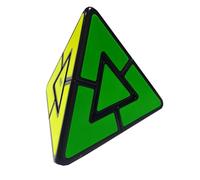 Oostifun Pyraminx Duo Irregular Pyraminx Cube Pyramid Triangle Four-axis Tetrahedron Puzzle Brain Teaser puzzles (Black)