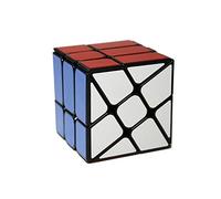 Oostifun YONGJUN YJ Windmill V2 3x3 Cube Wheel Fenghuolun 3x3x3 Twisty Puzzle Smooth Puzzles Black Brain Teaser Puzzle Toys