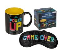 OOTB Gaming Recovery kit, Black, Yellow, Eye mask: 20 x 10 cm & Cup: 7,8 x 9,5 cm