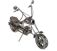 OOTB Metal Bottle Holder, Motorcycle II, Approx. 32 x 22 cm, Ideal as Decoration and Gift Packaging, Multicoloured
