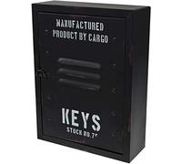 ootb Metal Key Box, Black, 30 x 23 x 9 cm