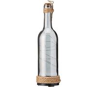 OOTB Smoked Glass Bottle with 10 Warm White LEDs, 30 x 7cm