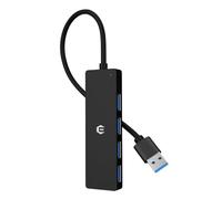 OOTDAY USB C Hub LAN, 4-in-1 Multiport Adapter USB C with Fast Data Transfer, USB 3.0 USB Extension Compatible with Desktop Computer, Surface Pro and Other Laptops