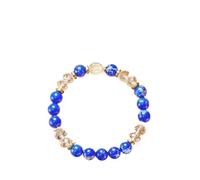 OOTMAO 12 Constellation Crystal Beaded Bracelets For Women Men Natural Stone Handmade Cancer Virgo Leo Bangle Energy Friendship Jewelry(BR24Y0312-5)