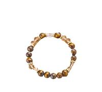 OOTMAO 12 Constellation Crystal Beaded Bracelets For Women Men Natural Stone Handmade Cancer Virgo Leo Bangle Energy Friendship Jewelry(BR24Y0312-10)