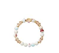 OOTMAO 12 Constellation Crystal Beaded Bracelets For Women Men Natural Stone Handmade Cancer Virgo Leo Bangle Energy Friendship Jewelry(BR24Y0312-2)
