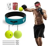 OOTO Boxing Reflex Ball, Boxing Training Ball, 2 Boxing Training Balls with Double-Layer Adjustable Headbands, mens stocking filler gifts
