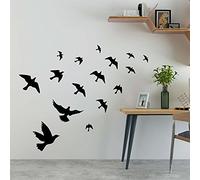 OOTSR 12PCS Bird Wall Stickers, Removable Wall Sticker Decal Home Decor PVC Murals Wallpaper House Art Wall Decoration
