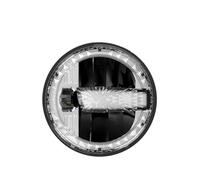 Oougjvce Headlamp 7inch Turning Led Headlight Car Motorcycle Crystal Len Lighthouse For Jeep For Wrangler TJ LJ JK CJ-8 CJ-7 1976-2017 Headlights(1Piece)