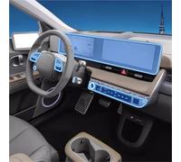 Oougjvce TPU Screen Protector Center Console Screen Protective Film Anti-scratch Repair Clear Sticker For Hyundai For IONIQ 5 2022 2023 2024 Navigation Protector Film(Right steering wheel)