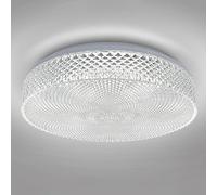 OOWOLF 36W LED Ceiling Light,4000LM Round Star Point Style Ceiling Lights -Remote Dimmable Control 2700K-6500K,Memory & Timing Function, for Living Room, Bedroom, Kitchen, Balcony, Office Ø 350mm