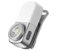 OOWOLF EDC Clip Small Torch - Rechargeable Flashlight Magnetic Base USB-C Mini 250 Lumens Red Light for Hiking, Cycling, Working, Safety Warning