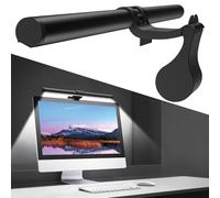 OOWOLF LED Monitor Light Bar(No Backlight), Computer Light Bar CRI≥95 Filter Blue-Light, Memory Dimming 3 Color Screen Light Bar to Eyes Care, Monitor Lamp fit Curved Monitors