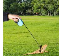 OOXYG Bearded Dragon Leash and Harness - 3 Size Adjustable Lizard Leather Wing Leash Harness Toy with Retractable Small Animal Traction Rope Walking Vest Soft Leash for Reptile, Bearded Dragon, Lizard