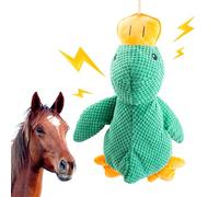 OOXYG Horse Toys Squeaky Squeeze Plush Duck, Interactive Squeaky Horse Toy Balls for Horses, Plush Duck Horse Play Toy Soccer Ball to Keep Them Busy