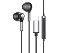 OOYES USB C Headphones, Magnetic USB C Earphones Wired Type C Headphones with Mic for i-Phone 15 Pro Max Plus,Sam-sung S23 S22 Ultra S21(Black)
