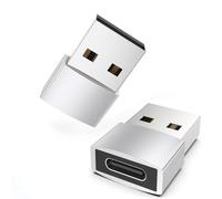 OOYES USB to USB C Adapter for i-Phone 16 15, PD 20W USB Male to Type C Female Fast Car Charger Adapter Plug for i-Phone 14, 13, 12, 11, Sam-sung S24, S23, S22 S21 S20 and More