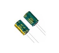 OOYIALET 10pcs/lot 450V47UF 47UF 450V high-frequency crystal Electrolytic Capacitor volume 16X25MM