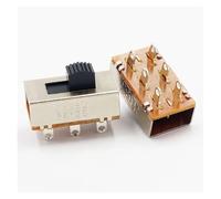 OOYIALET 10Pcs On-Off 3 Position 2P3T PCB Panel Slide Switch Slide Switch 6 Pin High current 3A 250V Car refrigerator Power Toggle Switch