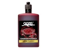 Ooze Ultra Flavour Fishing Bait Flavouring Liquid 100ml - Pellet, Ground & Hook Bait Liquid Booster - Flavour Glaze for Fishing Lures (Chorizo Masala)