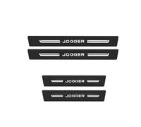 OOzie 4PCS Car Door Sill Protector for Dacia Jogger,Carbon Fiber Car Kick Plates Front Rear Sill Guard Door Side Edge Protector Kick Wear Pedal