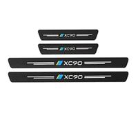 OOzie 4PCS Car Door Sill Protector for Volvo XC90,Carbon Fiber Car Kick Plates Front Rear Sill Guard Door Side Edge Protector Kick Wear Pedal