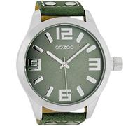 Oozoo C1011 - Men's Watch, Leather Strap, Strip