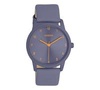 Oozoo - Timepieces Women's Watch | Women's Watch with Leather Strap | Modern Watch for Women | Elegant Analogue Women's Watch in Round (38 mm Case), darkgray, 38 mm, Strap.