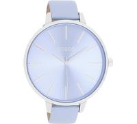 Oozoo - Timepieces Women's Watch | Women's Watch with Metal Strap | Modern Watch for Women | Elegant Analogue Women's Watch in Round (48 mm Case), C11073 - Light Blue/Light Blue, Strap.