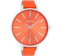 Oozoo - Timepieces Women's Watch | Women's Watch with Metal Strap | Modern Watch for Women | Elegant Analogue Women's Watch in Round (48 mm Case), C11071 - Orange / Orange