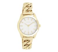 Oozoo - Timepieces Women's Watch | Women's Watch with Stainless Steel Strap | Modern Watch for Women | Elegant Analogue Women's Watch in Round, Gold/white