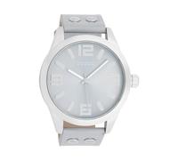 Oozoo Timepieces Women's Watch - Wrist Watch with Leather Strap | High-Quality Watch for Women - Elegant Analogue Women's Watch in Round, C1089 - Light Grey/Light Grey, Strap.