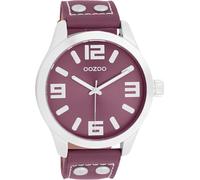 Oozoo Timepieces Women's Watch - Wrist Watch with Leather Strap | High-Quality Watch for Women - Elegant Analogue Women's Watch in Round, purple, Strap.